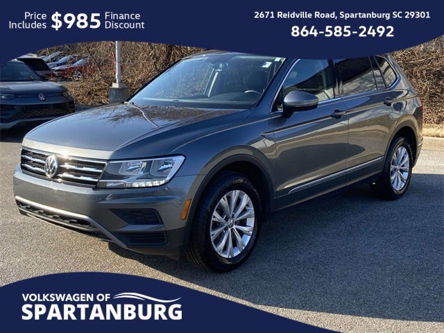 2018 Volkswagen Tiguan 2.0T SE 4Motion