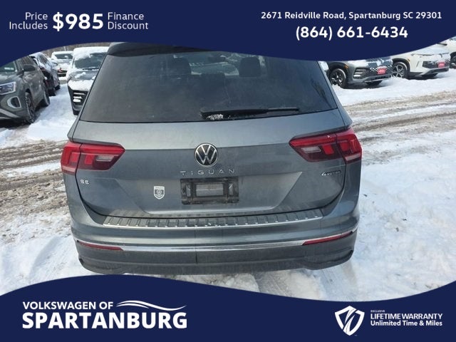 2022 Volkswagen Tiguan 2.0T SE