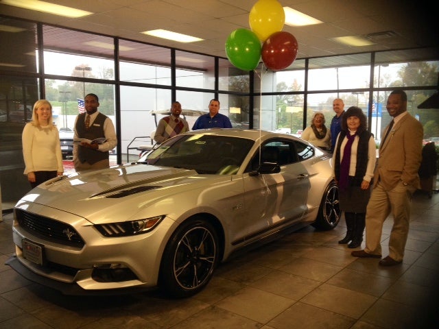 Ford of Spartanburg Staff and New Mustang