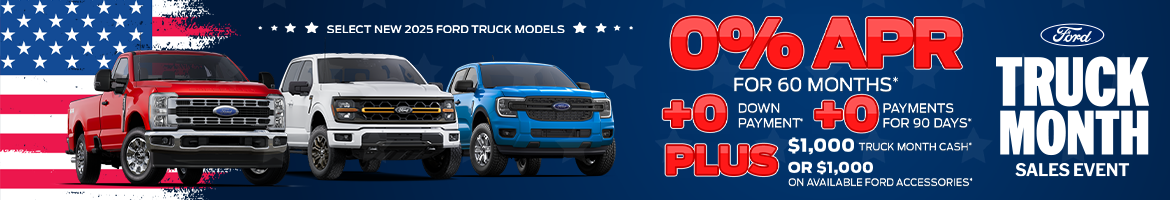 Select New 2025 Ford Truck Models