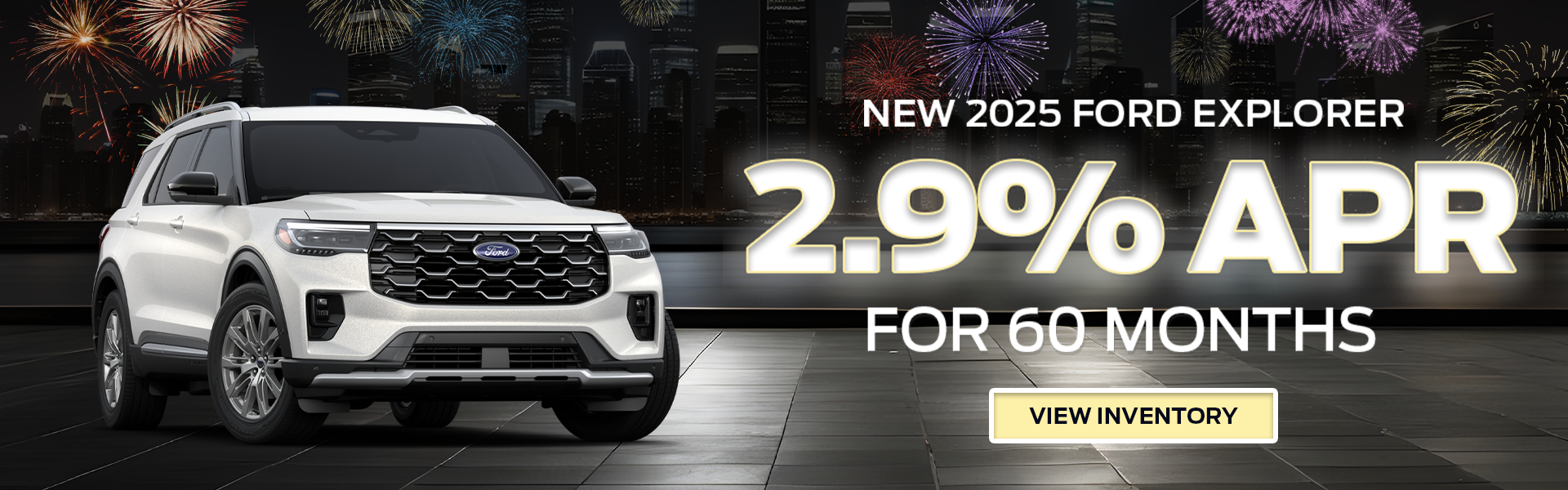 2.9% APR on a 2025 Ford Explorer – Spartanburg, SC