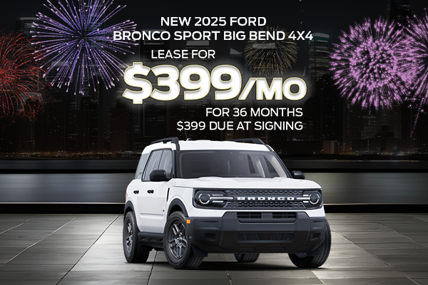 New 2025 Ford Bronco Sport Big Bend 4x4